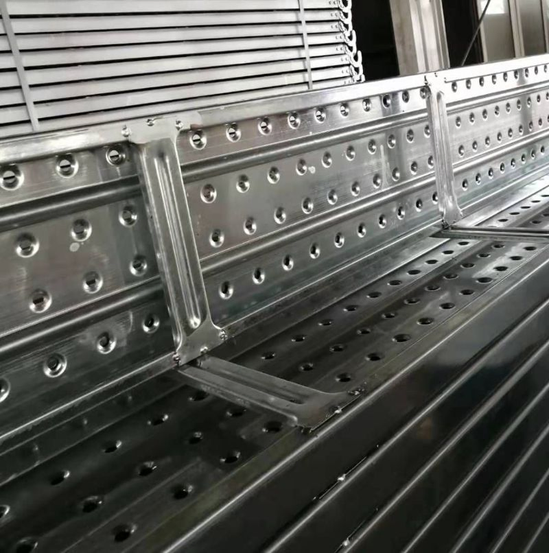 Pre-Galvanized Step Steel Staircase Scaffold Plank in Layher Style for Construction