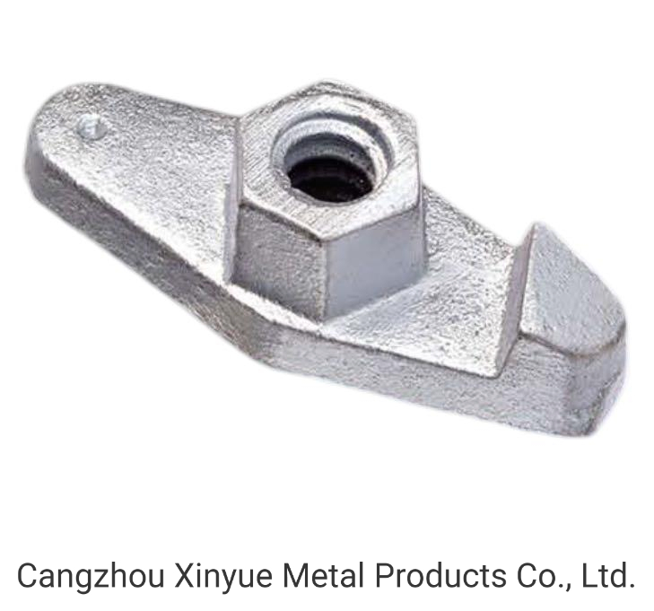 Анкерная гайка-бабочка трехлепестковая с квадратной пластиной
