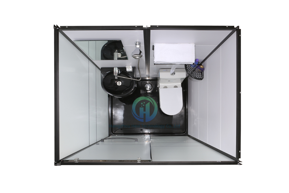 Impressive Sanitary Ware Concealed Integrated Capsule Bathroom Pod Prefab Toilet Room
