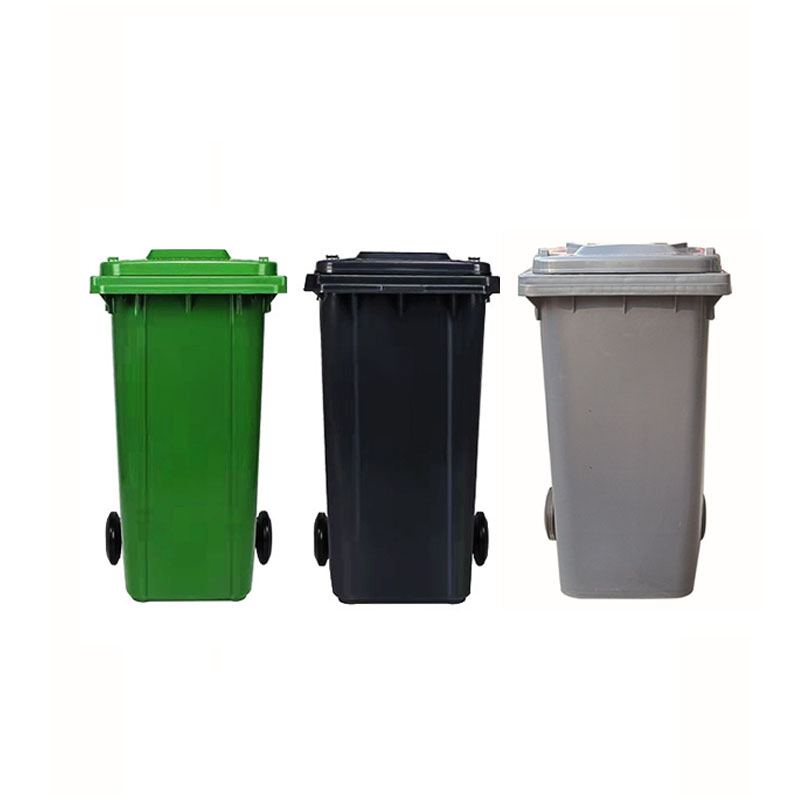 Уличный мусорный бак 240 л с колесами