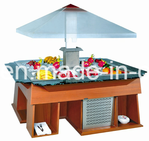 Cheering Hotel Equipment Commercial Salad Bar Fridge with Ce