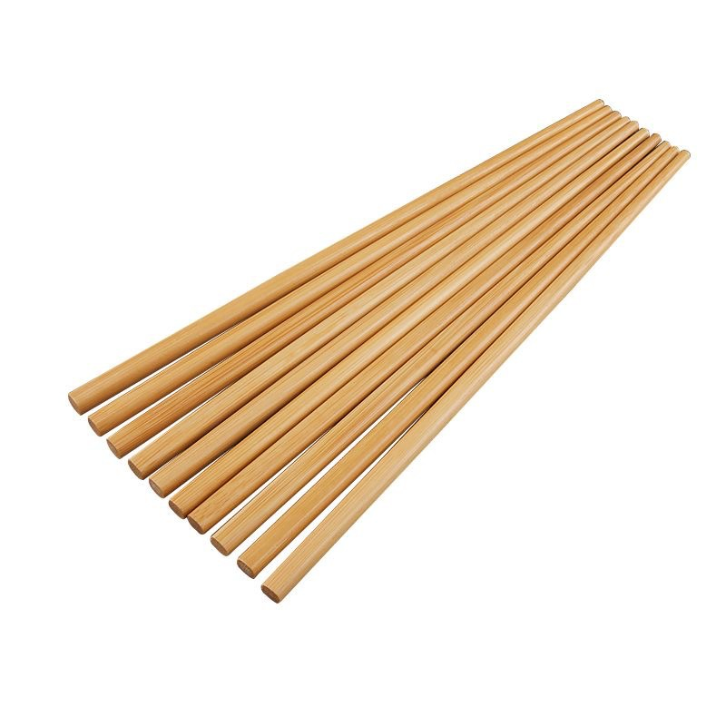 Pure Natural Bamboo Chopsticks for Hot Pot, Bulk Carbonized, High Temperature Resistant