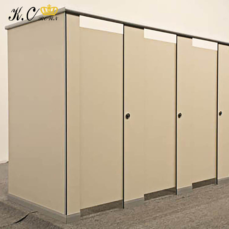 Environmentally Friendly Decorative High-Pressure Laminate Sheet Airport Washroom Toilet Cubicle Partitions