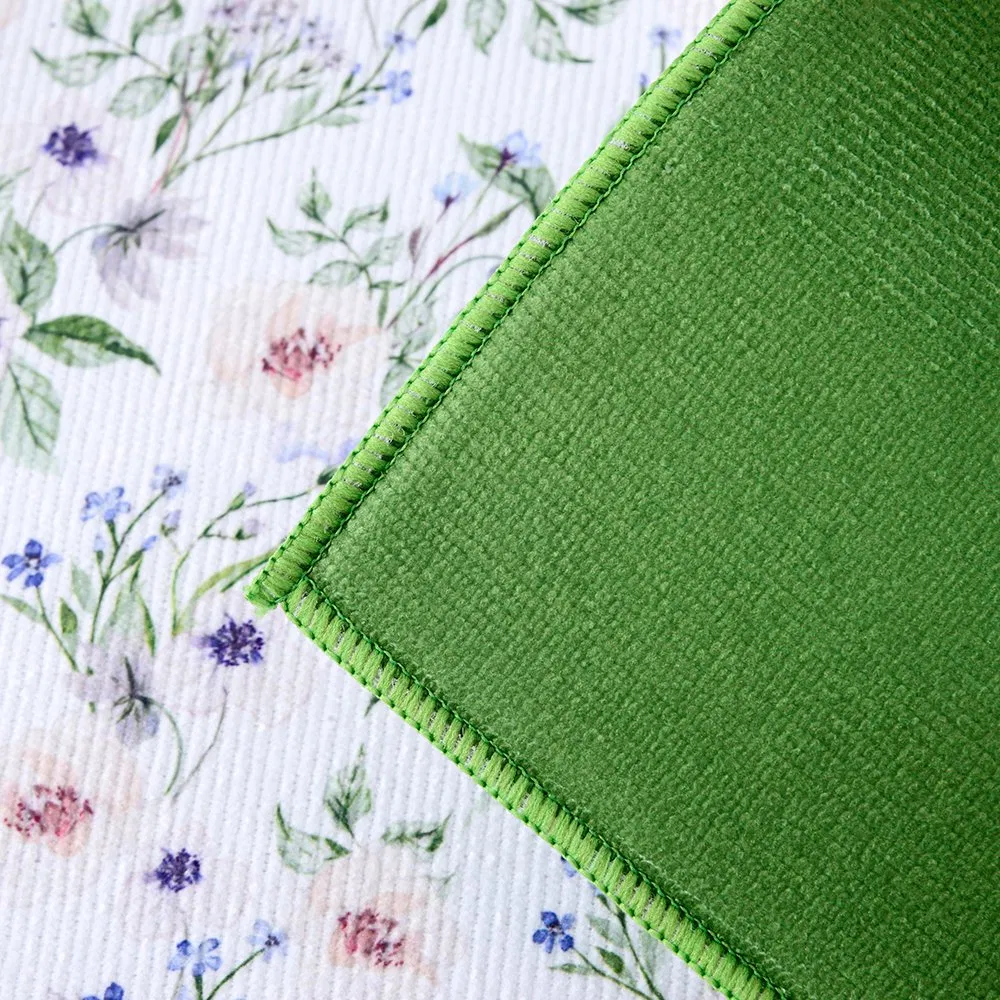 Reversible Absorbent Microfiber Fastest-Drying Dish Mat 15''*20'' for Kitchen