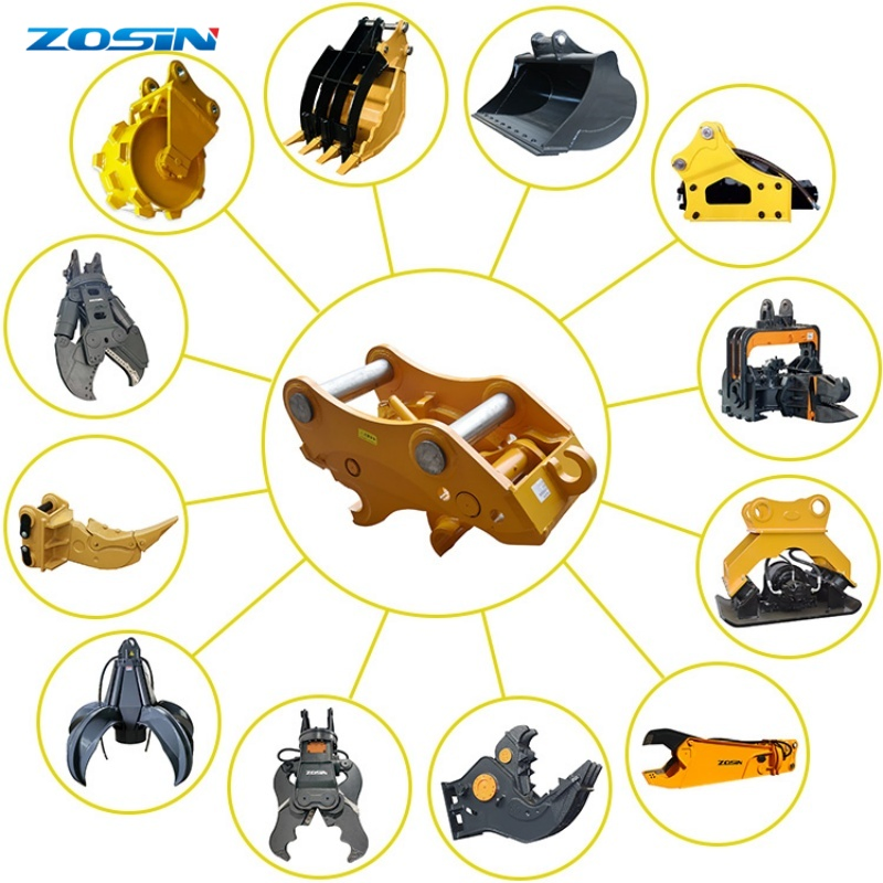 CE Customized Tilting Quick Hitch Hydraulic Tilt Hitch for Excavators