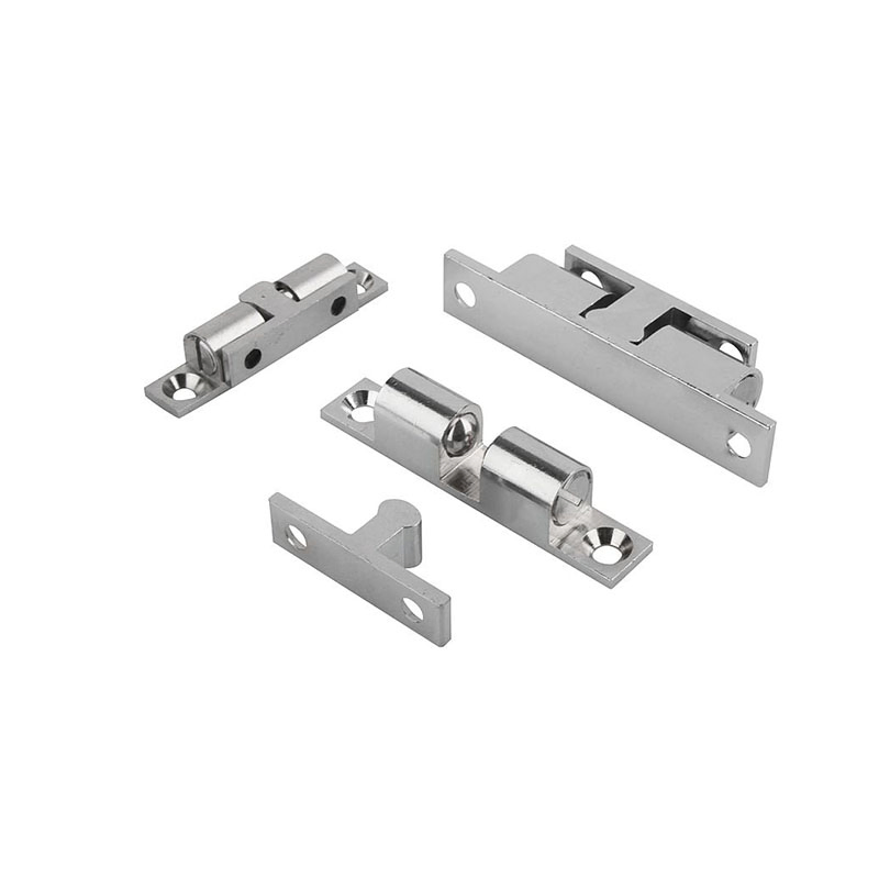 Best Supplier Tension Latch 50mm Length Silver Tone Double Ball Catches Hinges