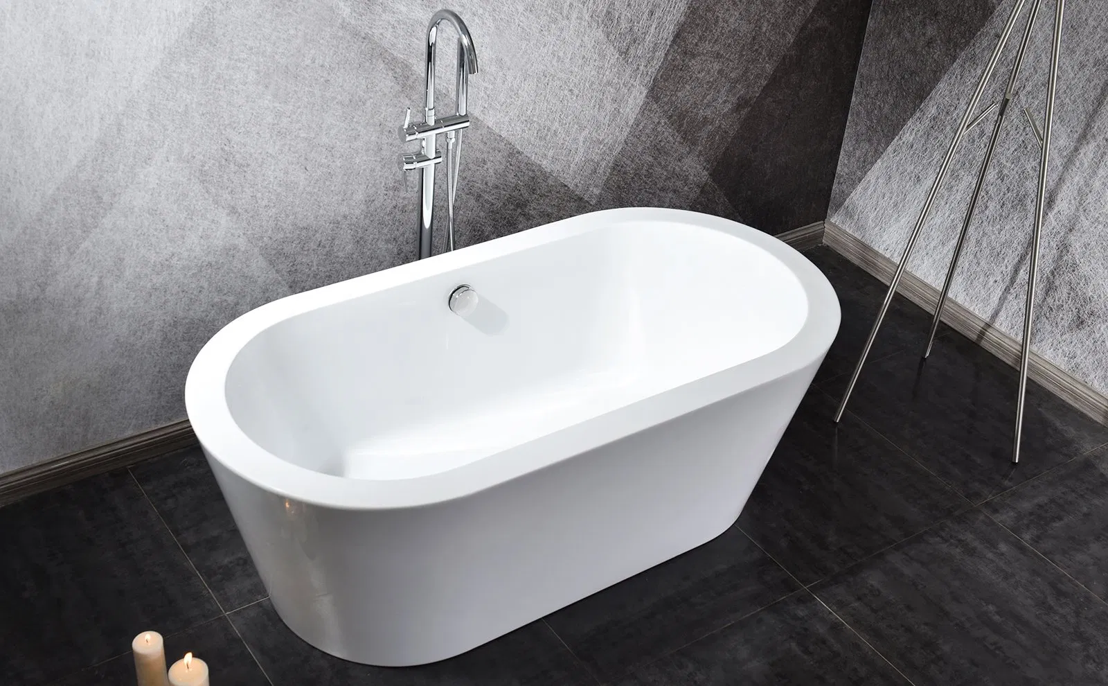 Sanitary Ware Factory Wholesale ABS and Acrylic Black Color Shower Tray Shower Base Shower Pan for Bathroom