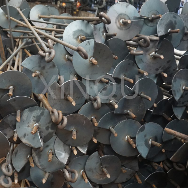 Винтовой анкер с проушиной из оцинкованной арматуры