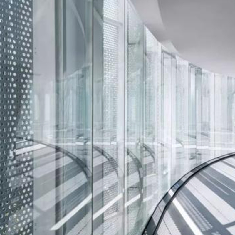 Tempered Toughened Metal Aluminum Glass Facade Curtain Wall for Commercial Building Exterior Cladding Decorative