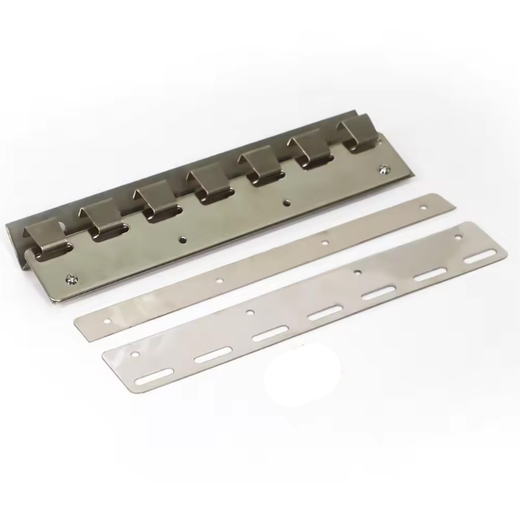 Stamping Bending Service Stainless Steel Suspension Rail System for PVC Curtain Brackets