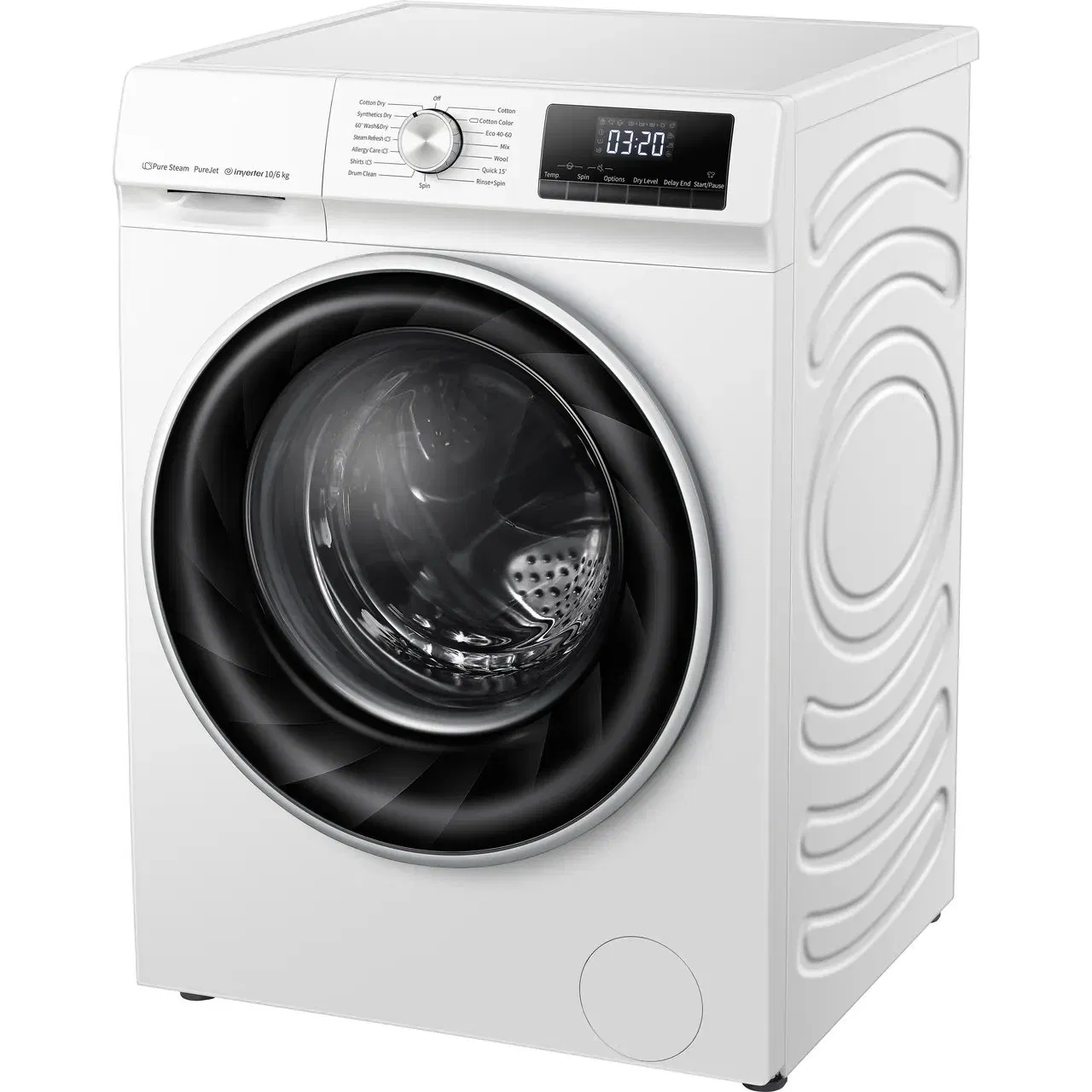 10kg 220V Washer and Dryer Auto Front Load Washing Machine