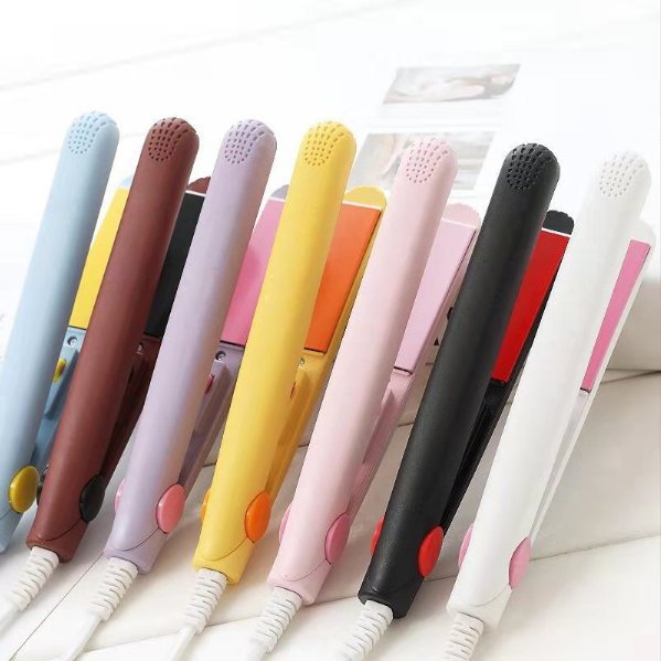 Mini Hair Straightener & Curling Iron, 2-in-1 Hair Straightener and Curler, Small Flat Iron for Styling
