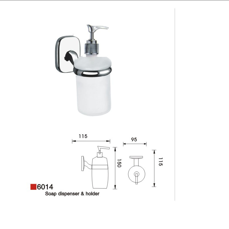 Настенный дозатор для мыла из цинкового сплава