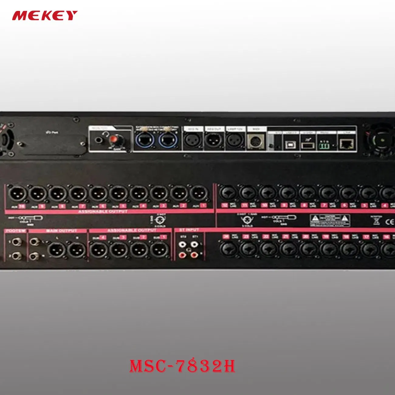 Mekey 32-Channel Digital Mixing Console with Advanced Sound Processing Features Msc-7832h