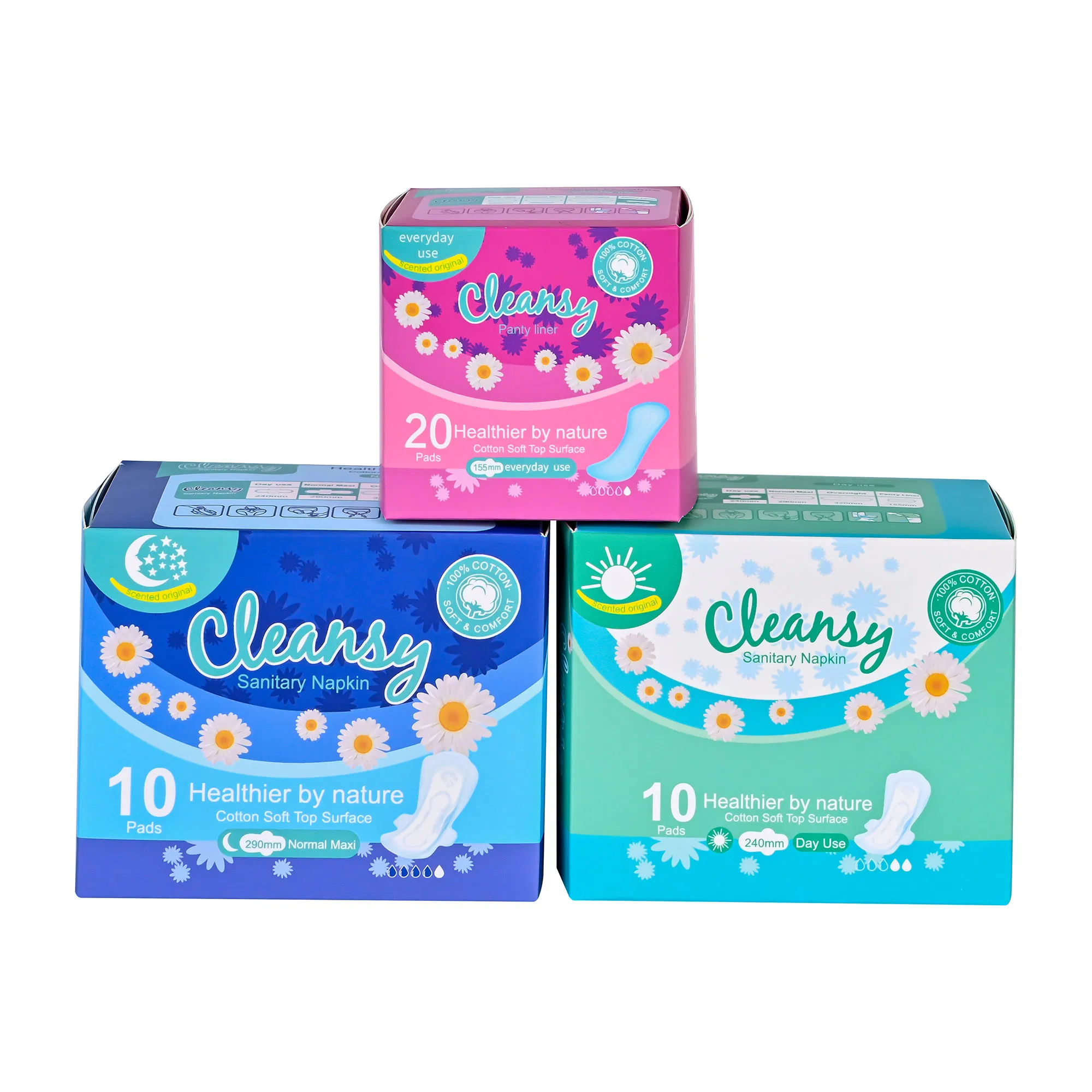 Hygiene Products Locking Core Double Absorbent Breathable Disposable Sanitary Napkins