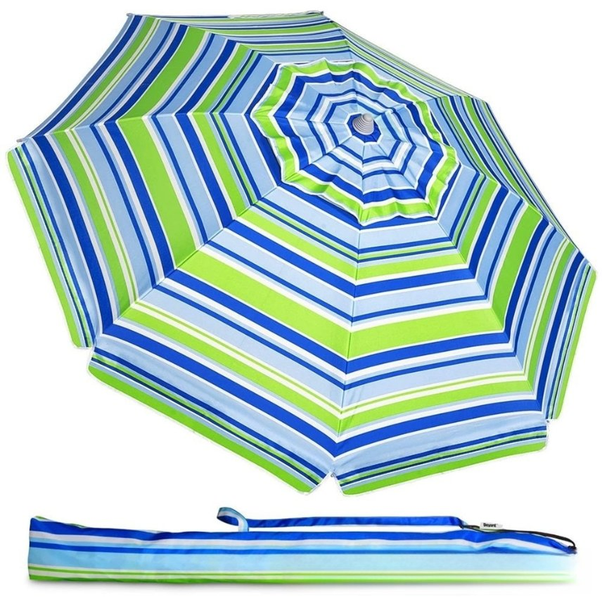 Promotional 8rib Custom High Quality Trendy Large Outdoor Sun Rain Garden Sunshade Parasol Gift Advertising Beach Umbrella with Logo Printing