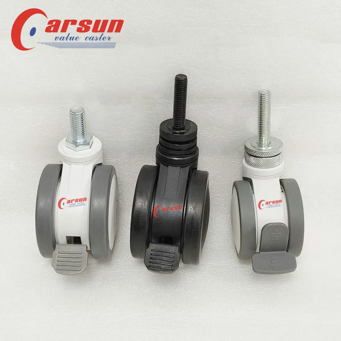 Black 3 Inch Medical Casters Special Casters for Hospital Equipment and Instruments