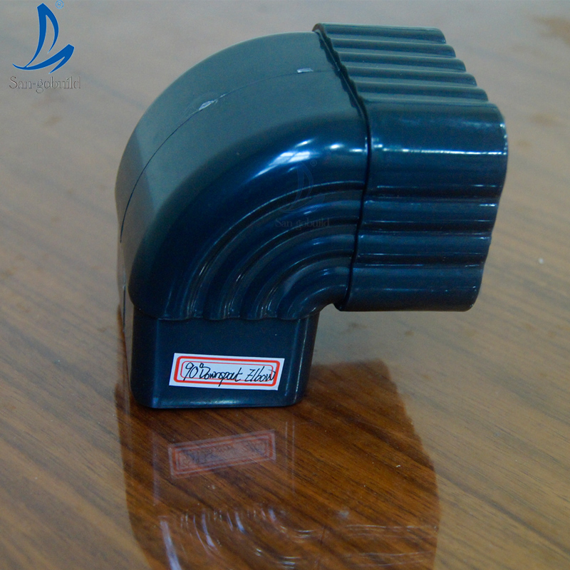 Drainage System Custom Color PVC Rain Roof Gutter