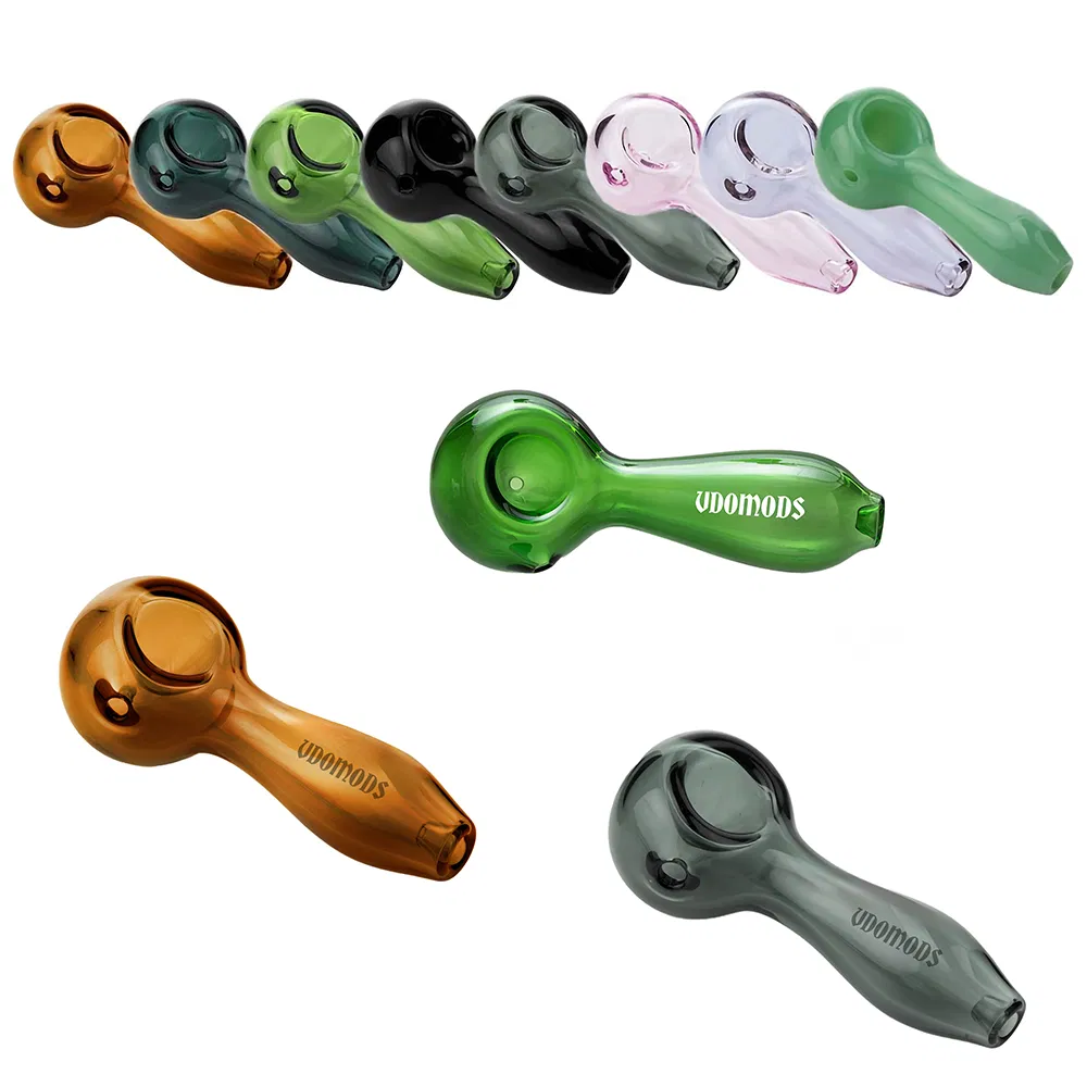 Glass Pyrex Oil Burner Pipes 4 Inch Mini Spoon Heady Glass Smoking Pipes for Smoking Accessories