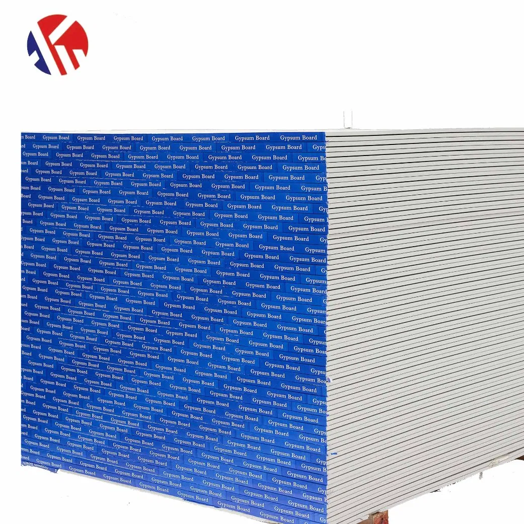 China Manufacturer Wholesale Custom Logo Pure Natural Gypsum Board for Wall and Ceiling