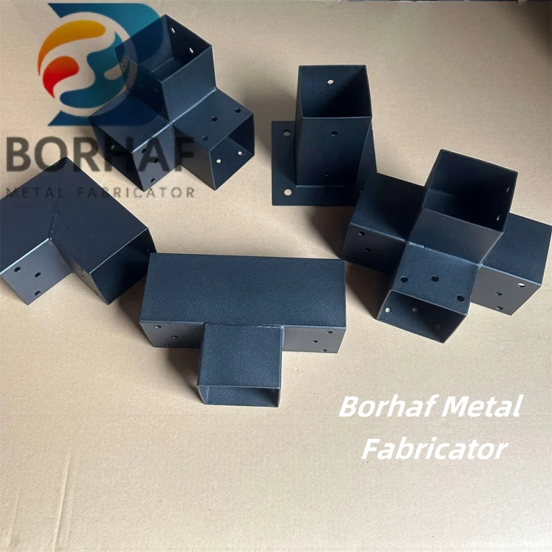 Powder Coated Modular Pergola Bracket with Steel Brackets