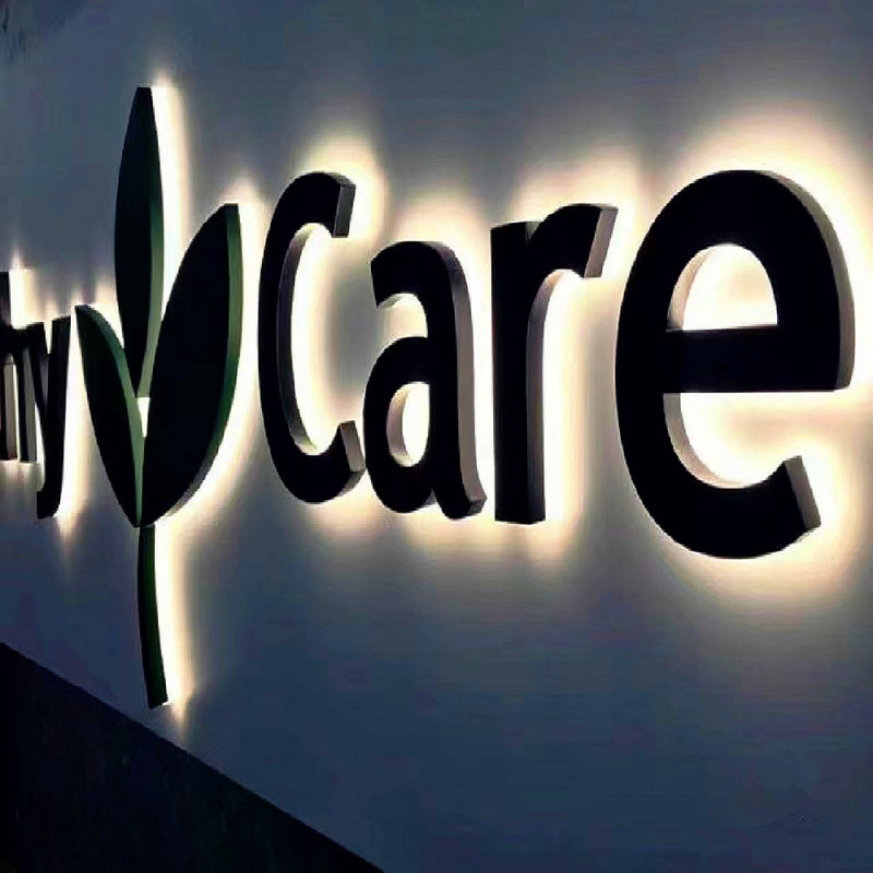 Customizable LED Business Logo Signs with Vibrant Backlighting