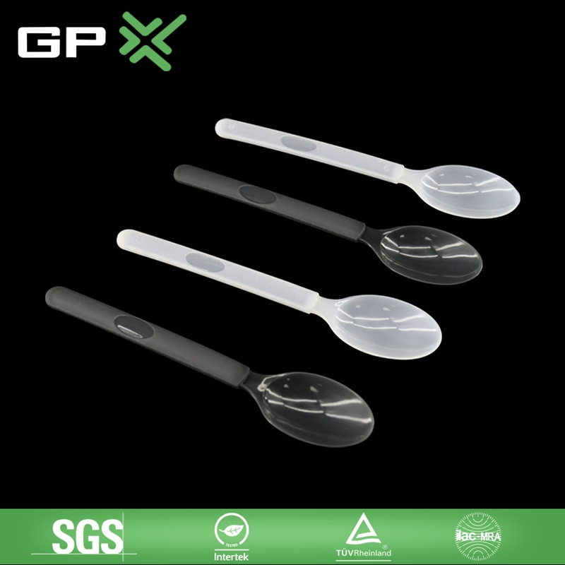 Individually Wrapped OEM ODM Disposable Plastic Cutlery Set Compostable Biodegradable PP Fast Takeaway Food and Powder Spoons