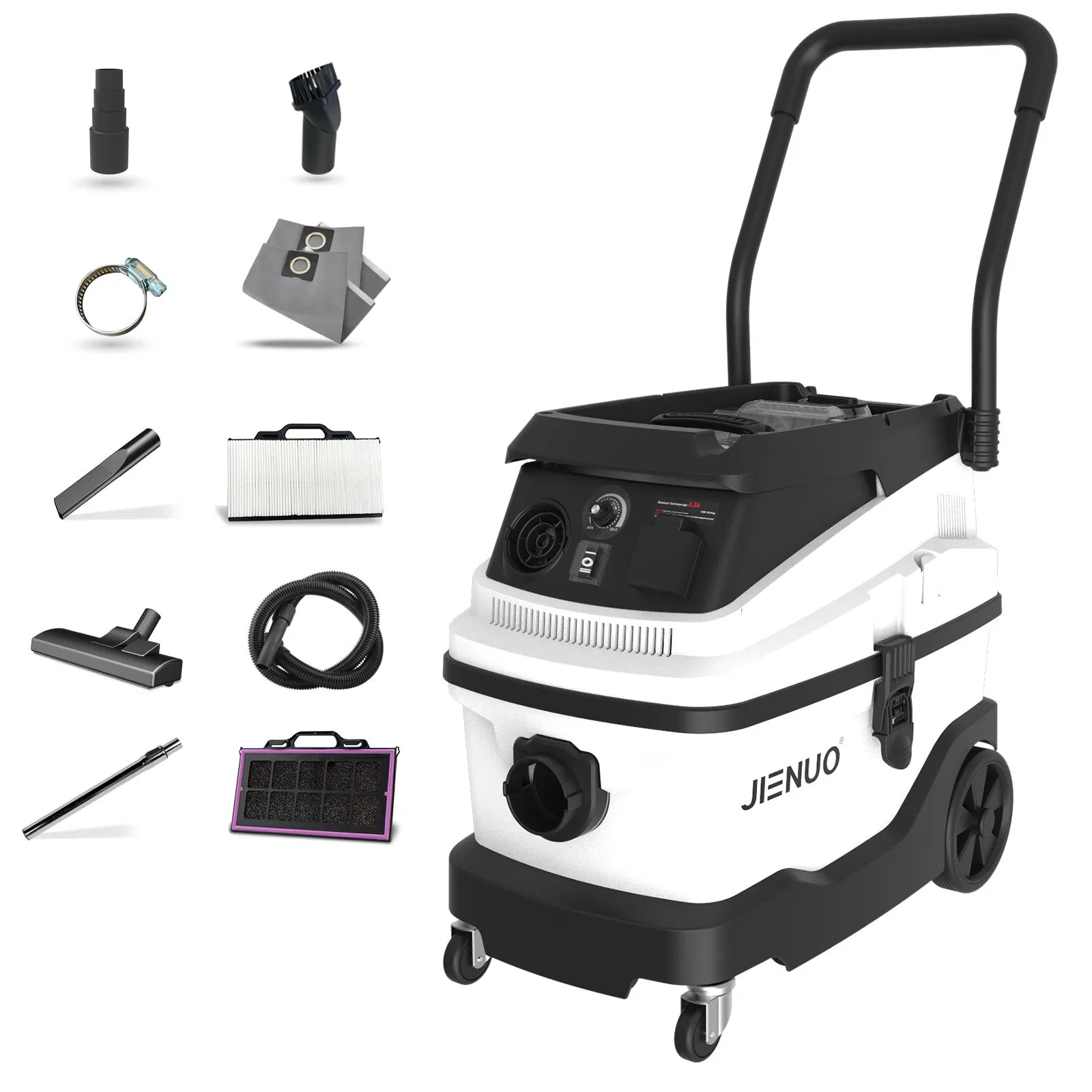 16oow Semi Automatic Vacuum Cleaner for Commercial Car Repair with Airtool Connector