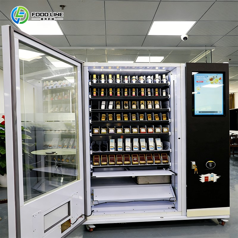 Customized Automatic Touch Screen Beauty Skin Care Makeup Perfume Fragrance Cosmetics Combo Self Service Vending Machine with Lift System