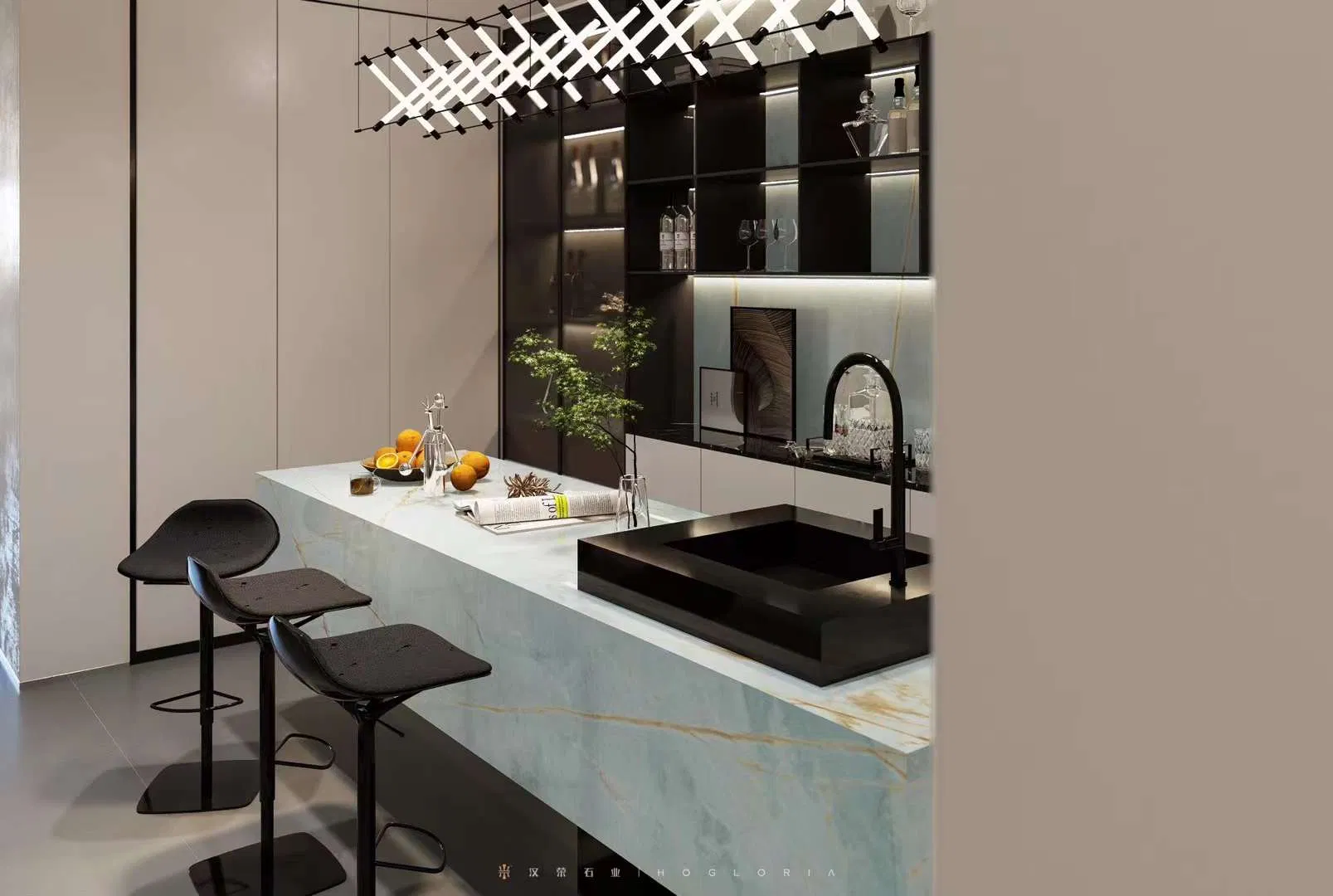 Brazil Luxury Stone for Countertop Home Decoration