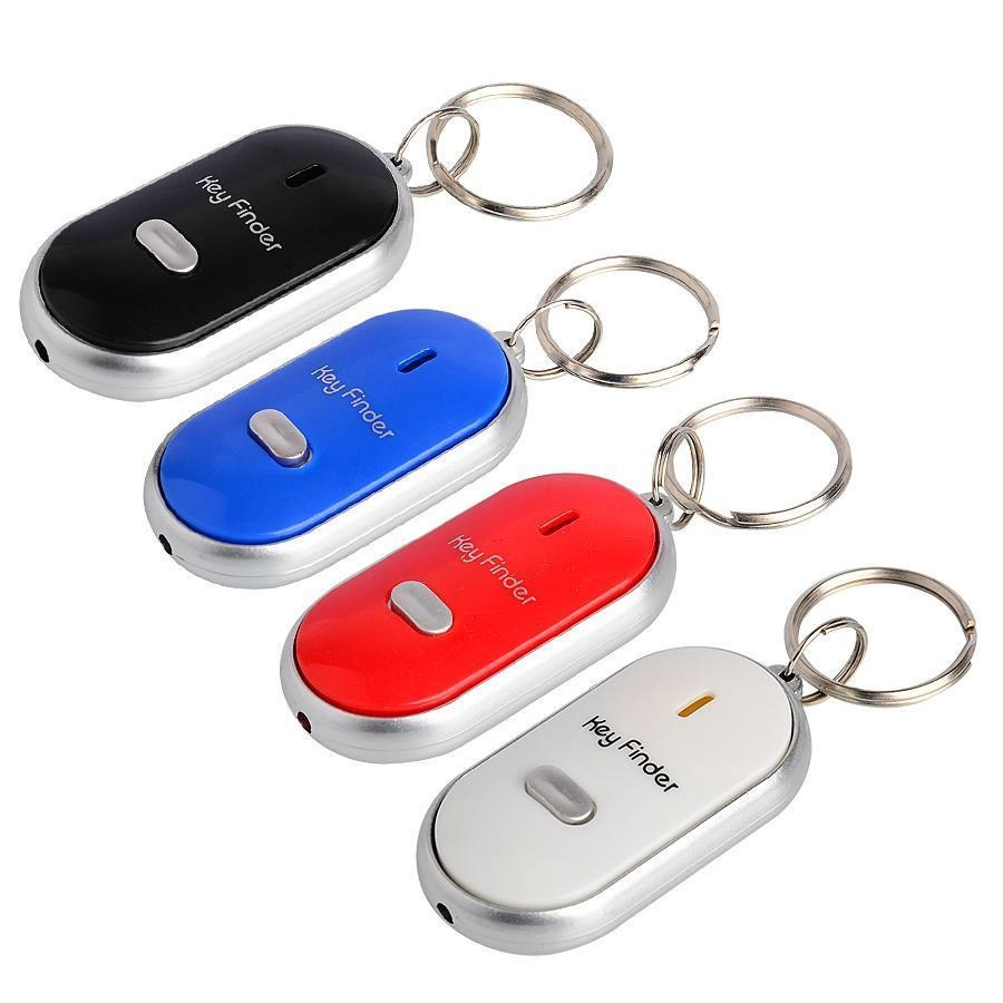 Anti Lost Logo Custom Multi Models LED Alarm Whistle Key Finder