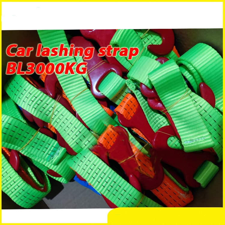 Premium Quality Heavy Duty 1 Inch 25mm 800kgs Car Cargo Lashing Tie Downs Boat Over Center Buckle Straps with Hook