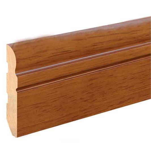 China Supply Durable Primer Coated Pine Wood Baseboard