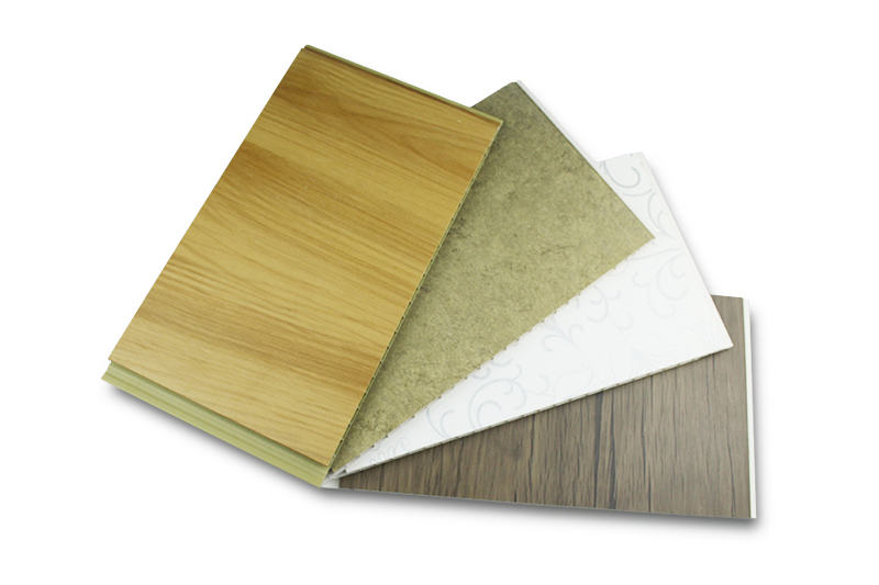 New Artistic Sparkle Wood Color PVC Wall Panel WPC Panel