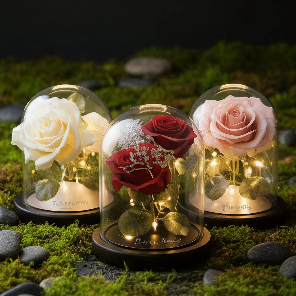Decorative Glass Dome with Rustic Wooden Base for Unique Showcases