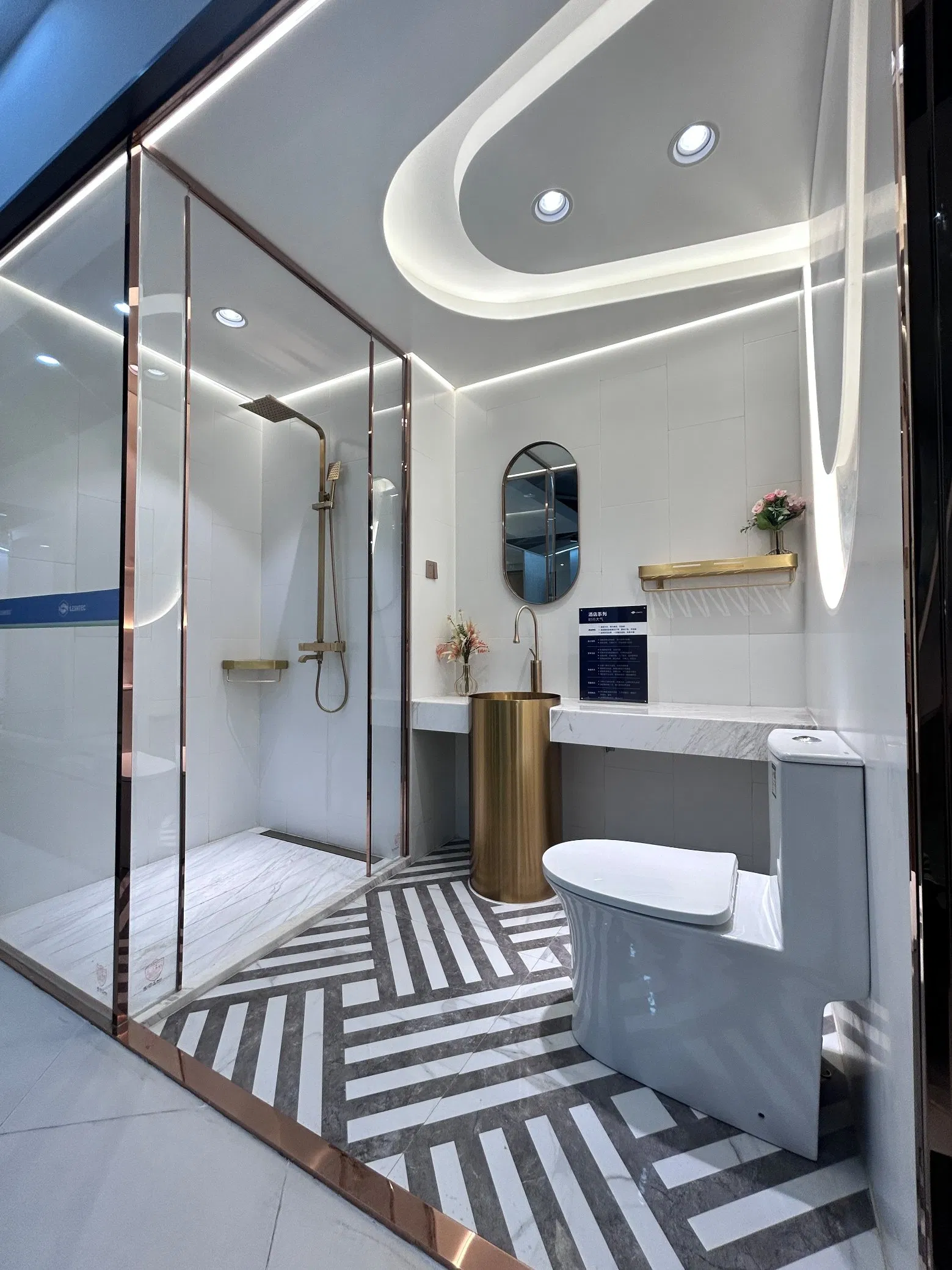 Tona Portable Integrated Bathroom for Campground Scientific Lighting, Moisture-Proof and Insulation Engineering Cost Overall Bathroom