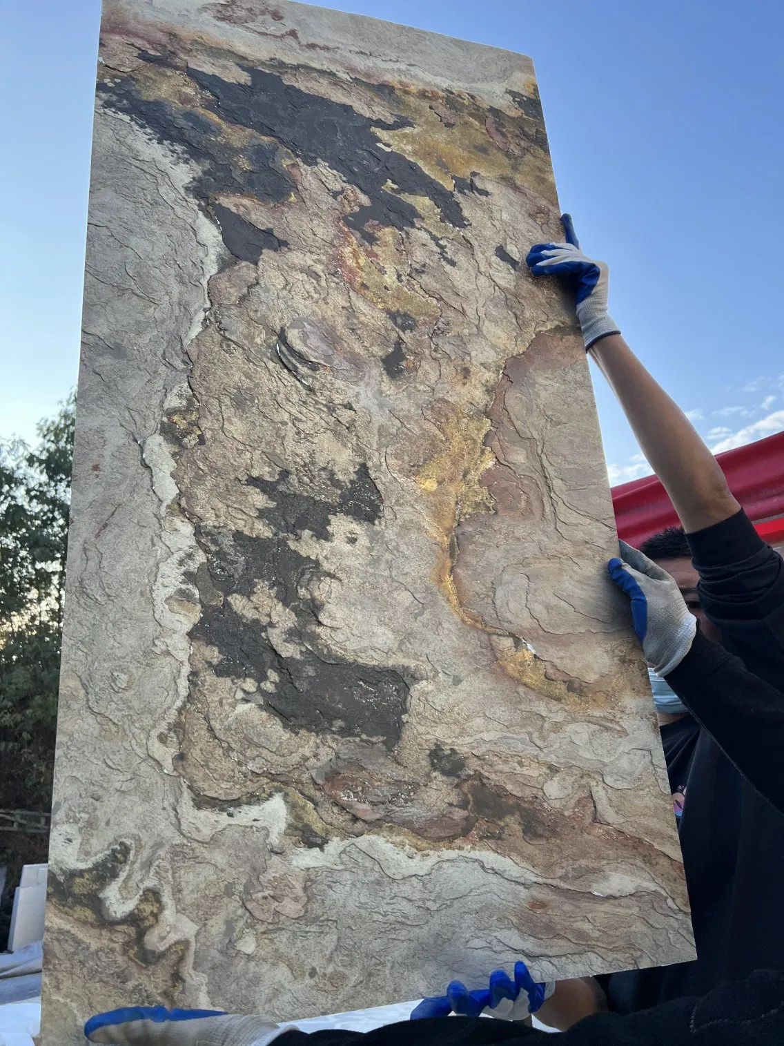 Natural Stone Veneer Panels Natural Cladding Stone Bathroom Wall Tiles Roof Slate