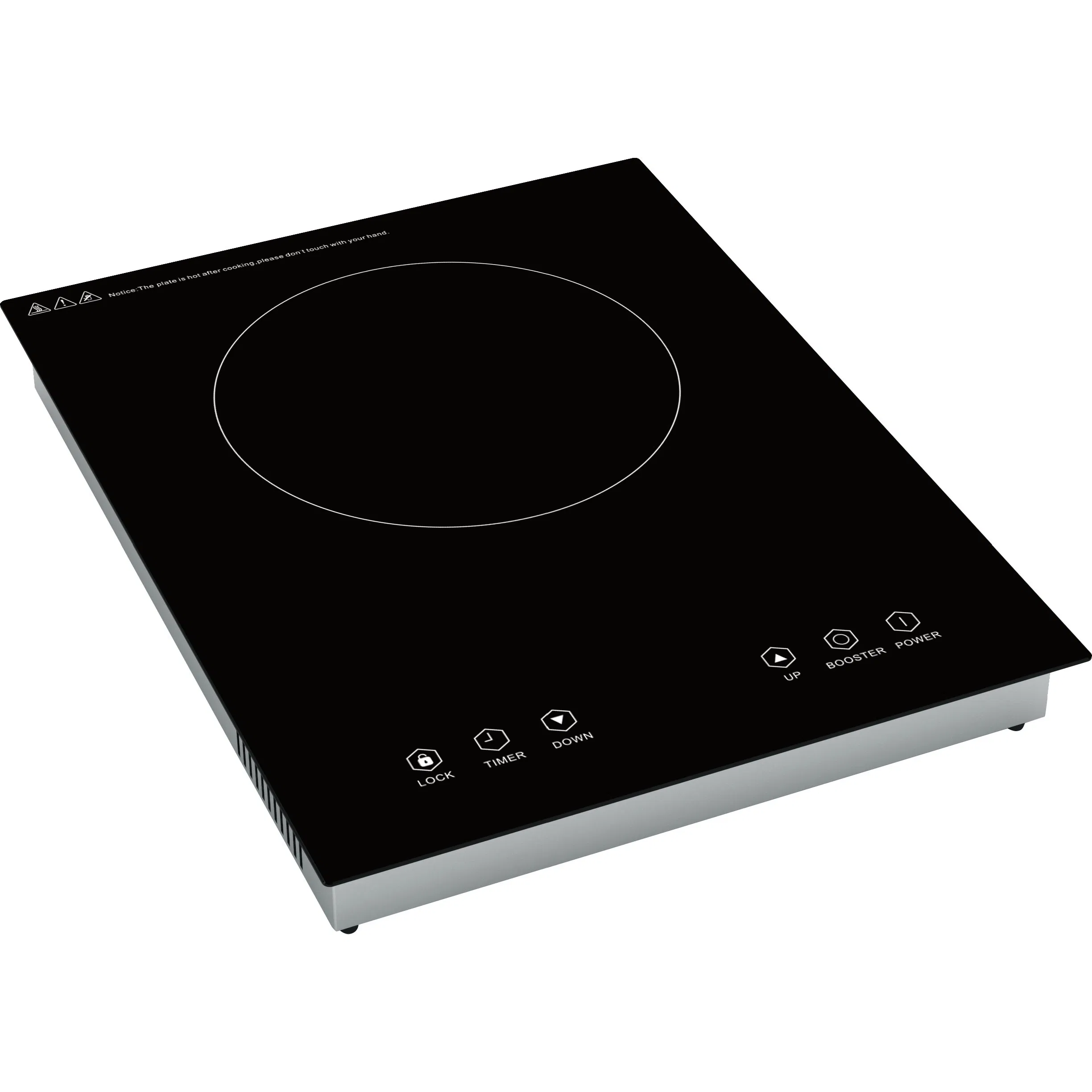 Metal Housing 1 Head Easy Operation Embedded Inlaid Induction Cooker