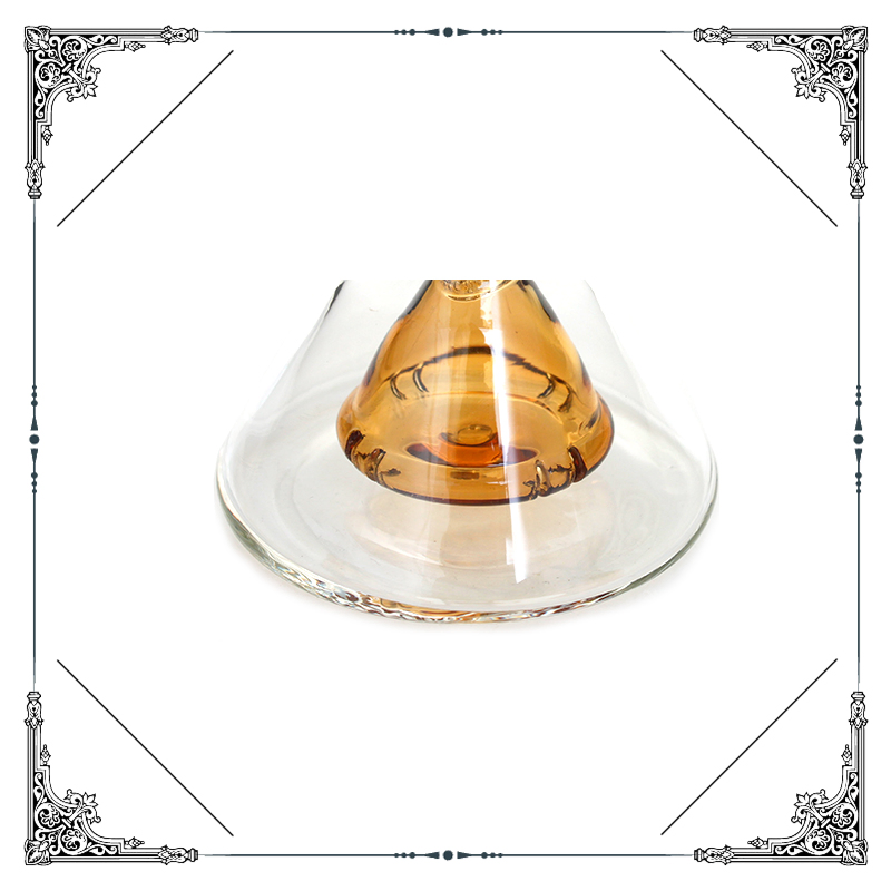 Wholesale Showerhead Perc Small Glass Recycler Smoking Water Pipe DAB Oil Rig Oil Burner