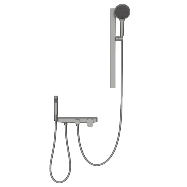 4.7 Inch Pressure Boosting Huge Coverage Self Clean Three Function Filter Bathroom Hand Shower