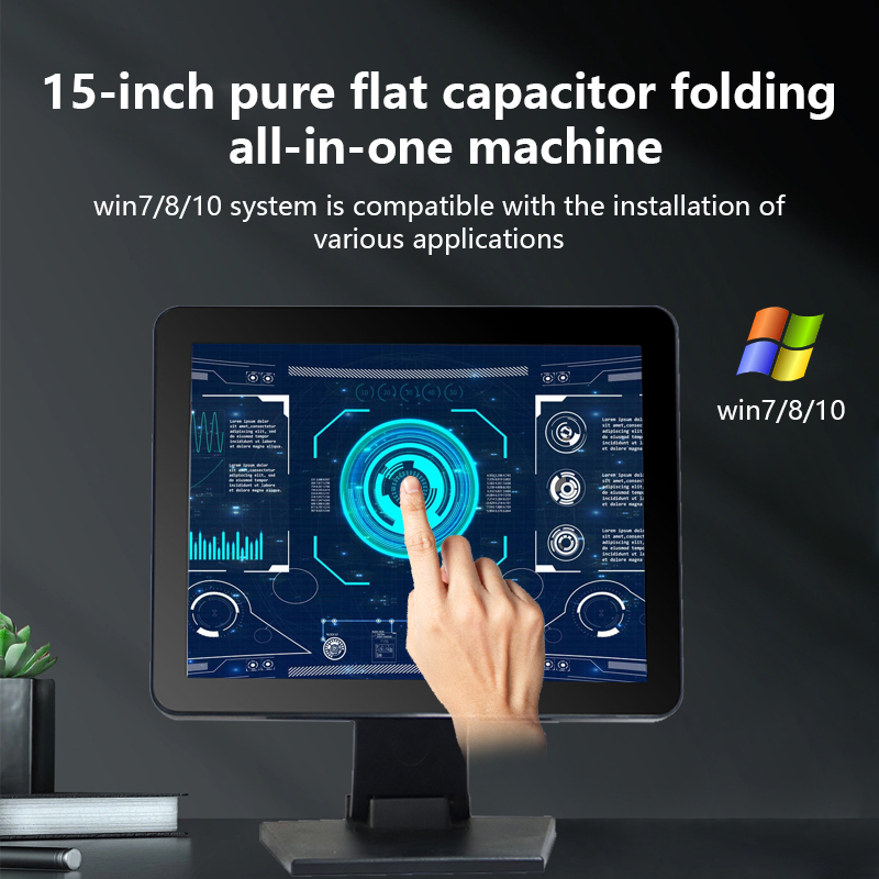 Pcap 15 17 19 Inch Resistive Touch Screen Monitor Open Frame LED Tn Monitor Wall Mounting Support for Industrial and Shop