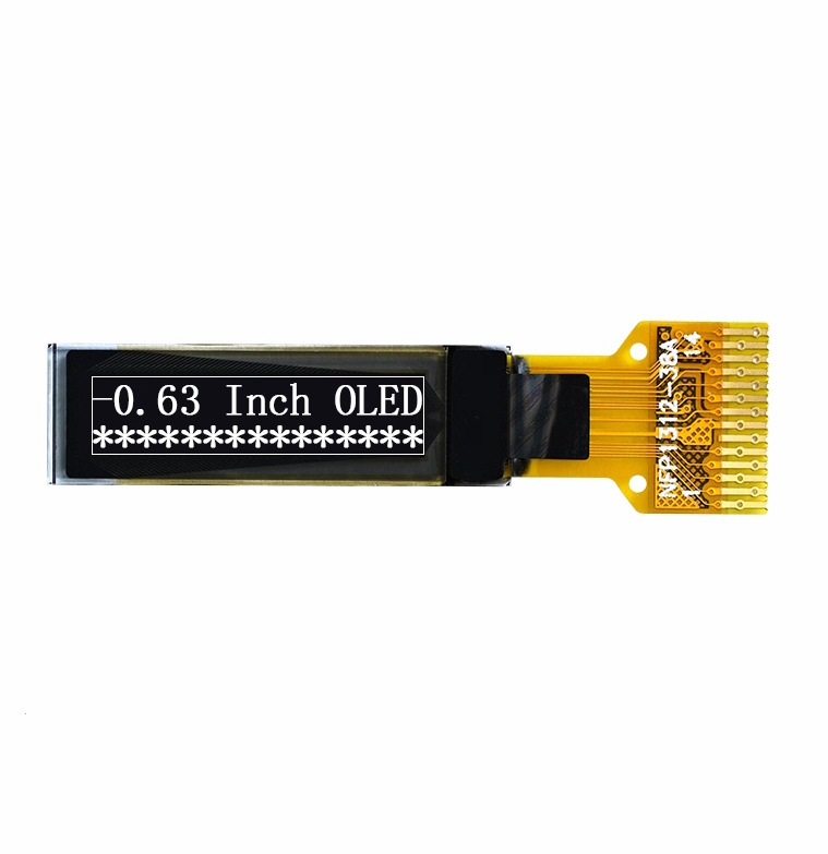 OLED-дисплей Mini 0.63 дюйма белый, модуль SSD1312/SSD1306
