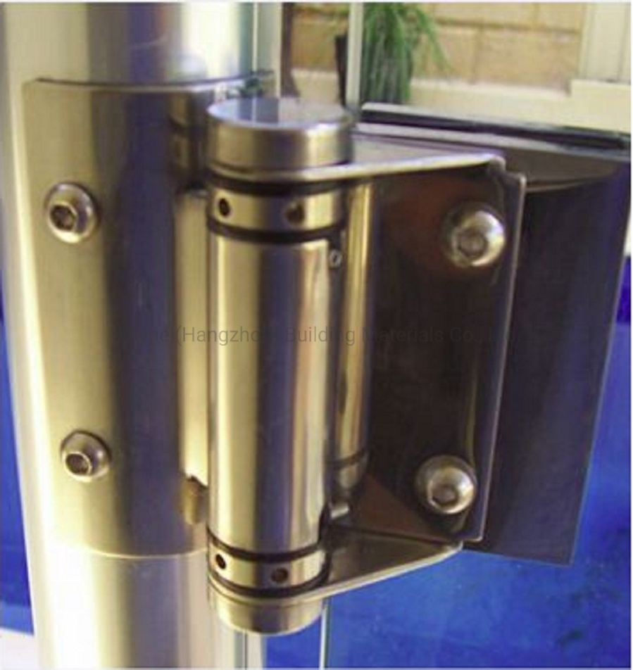Stainless Steel Heavy Duty Self Close Glass Door Hinge Glass to Round Post Glass Hinge VH2009