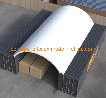 Gold Mountain Shipping Container Canopy Shelter 20'x20'