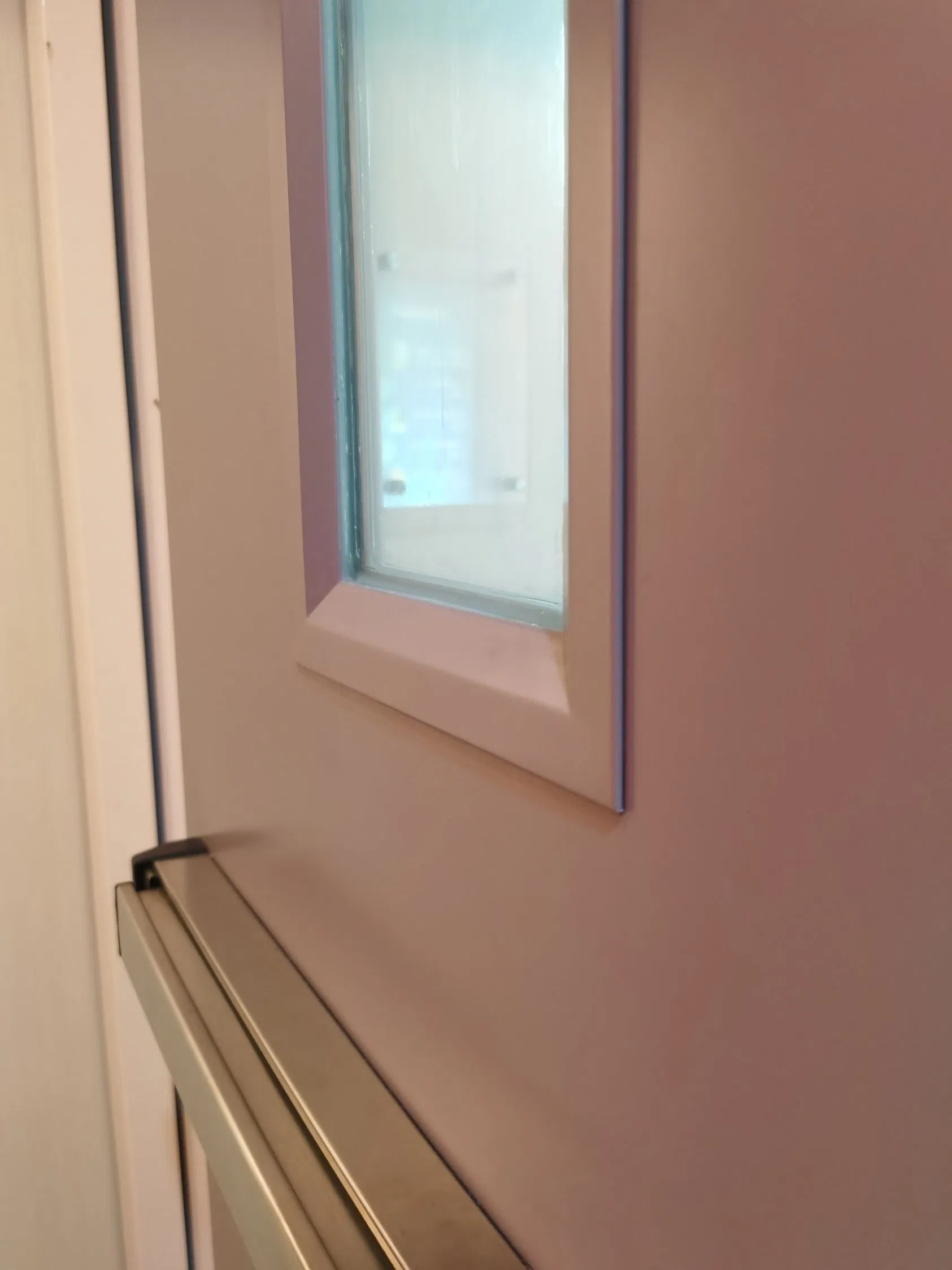 China Cheap Price Hospital Operating Room Hermetic Hinged Double Fire Exit Steel Doors