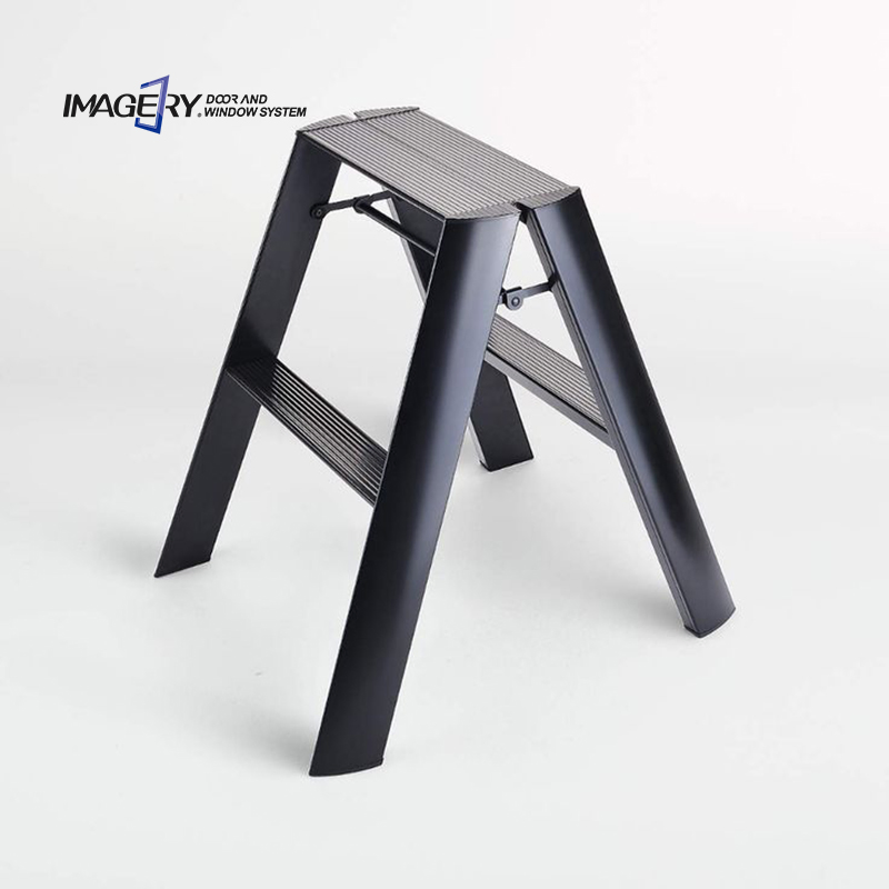 Hot Sell Lightweight Aluminum 2 Step Folding Ladder for Home