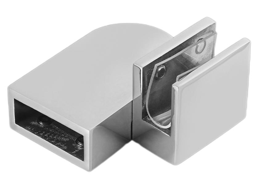 Shower-Enclosure Bathroom Header-Pipe-Connector Mirror Finish Stainless-Steel-Finish Swivel Support-Bar Bracket