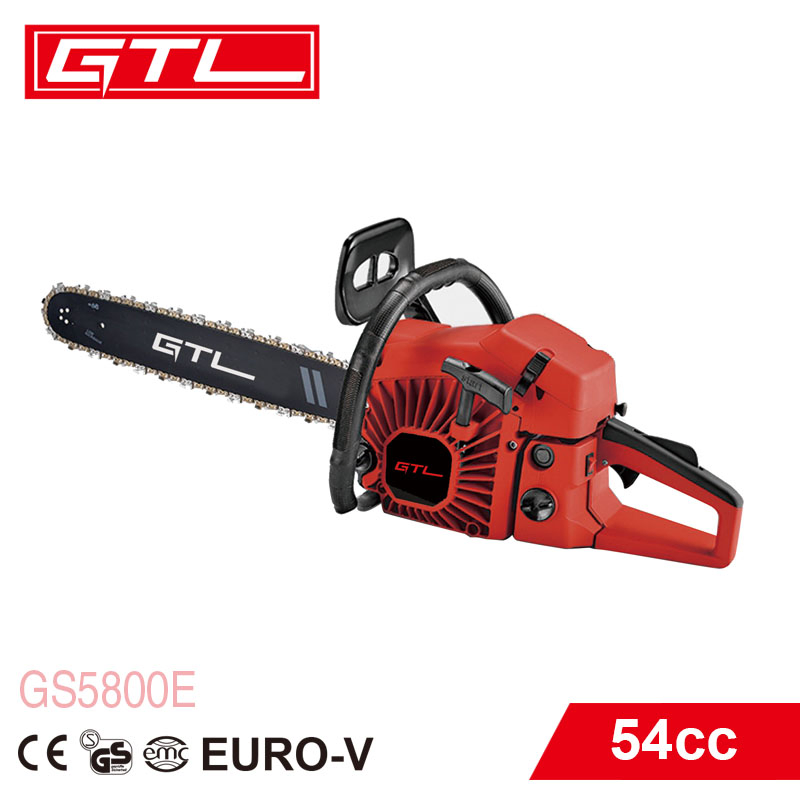 Easy Start 54cc Chainsaw Wood Cutting Machine Gasoline Chain Saw with 20/22 Inch Guide Bar (GS5800E)