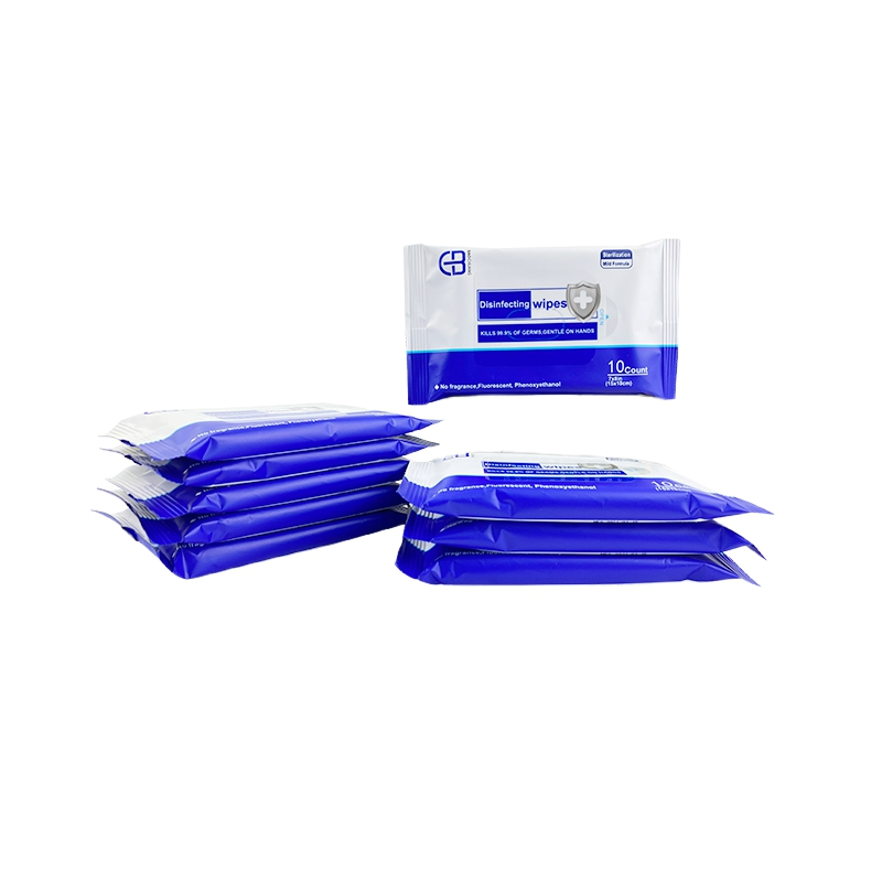 Disposable multi-purpose cleaning disinfecting wet wipes