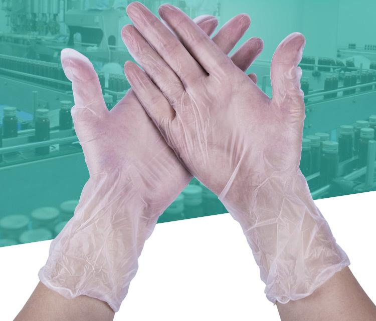 Disposable Product/Disposable Vinyl Gloves Clear/PVC Gloves for Industrial Use Only